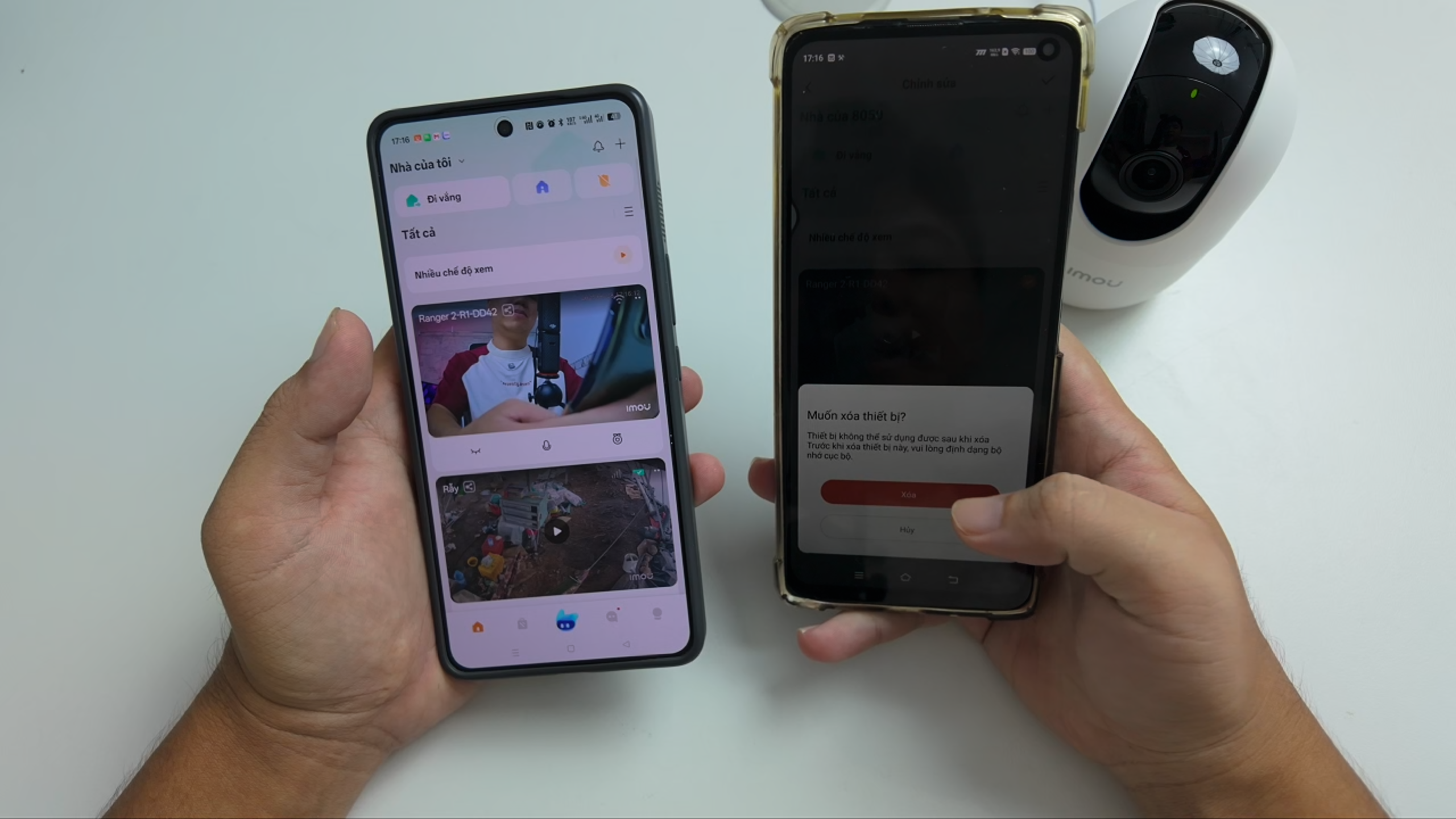 Cách gán lại camera IMOU bị mất trên IMOU Life