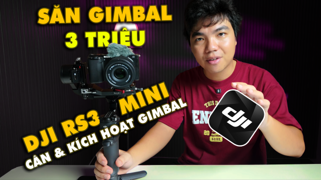 Cách Cân Gimbal DJI RS 3 Mini Chi Tiết Nhất & Kết Nối Máy Quay Video