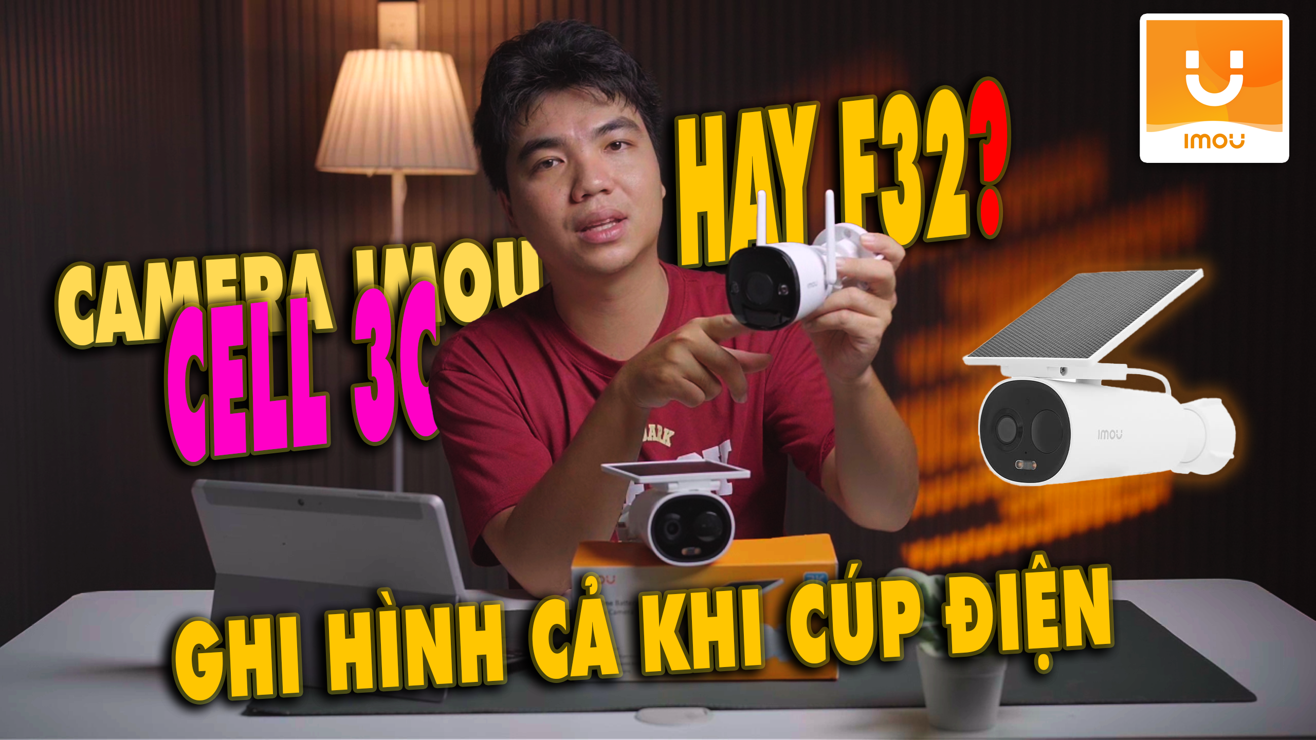 Đánh Giá IMOU Cell 3C (IPC-K9DCP): Camera năng nượng mặt trời dùng WiFi, không cần kéo dây điện nữa!